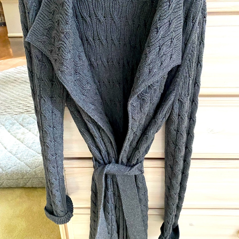 Cable knit sweater